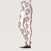 Leggings Photo personnalisée du visage de bébé (Gauche)