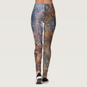 Leggings Photo rugueuse de texture de roche de géologie (Dos)
