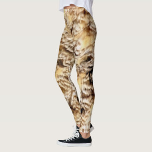 Leggings Photographie de plume de hibou