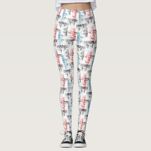 Leggings Pianiste mains motif