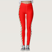Leggings Pickleball Christmas Red and Green Pickleballs (Devant)