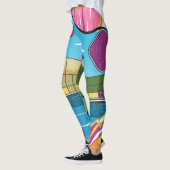 Leggings Pickleball coloré (Gauche)