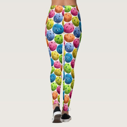 Leggings Pickleball coloré (Dos)