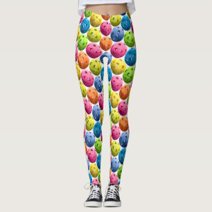 Leggings Pickleball coloré