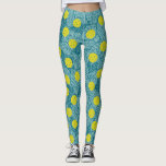 Leggings Pickleball Feuille coloré de palme vert tropicale<br><div class="desc">Prenez votre jeu dans un cran avec ces leggings de pickleball amusants avec des boulettes jaunes dressées contre un arrière - plan de feuilles de palmiers botaniques verts. Idéal pour jouer au rec quotidien,  jouer au tournoi ou simplement courir autour de la ville.</div>