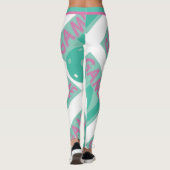 Leggings Pickleball Game on - pastel (format de tuiles XL) (Dos)