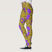 Leggings Pickleball Keith Haring Style Paddle Motif (Gauche)