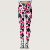 Leggings Pickleballs fuchsia - guêtres (Devant)