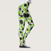Leggings Pickleballs vert - guêtres (Droite)