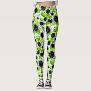 Leggings Pickleballs vert - guêtres