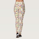 Leggings Pie Social Pi Day Slices Cuisine de dessert Vente  (Dos)