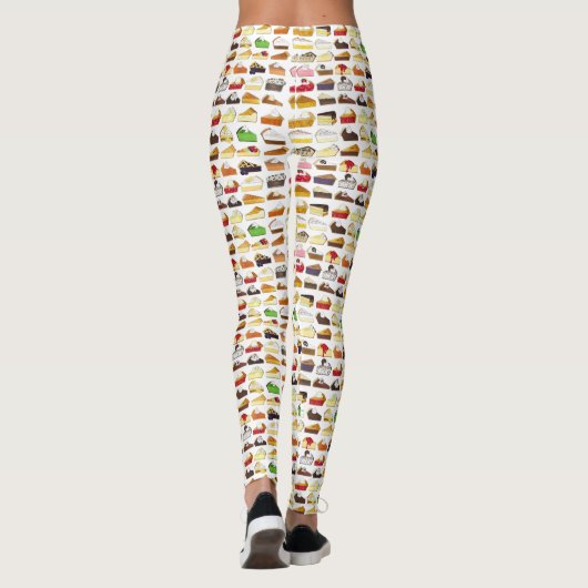 Leggings Pie Social Pi Day Slices Cuisine de dessert Vente (Dos)