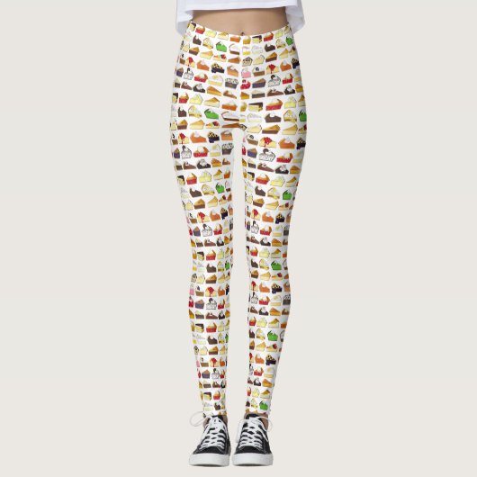 Leggings Pie Social Pi Day Slices Cuisine de dessert Vente (Devant)