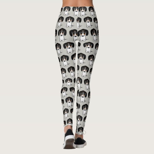 Leggings Piebald Dachshund | Joli Chien Chien Chien Chien M (Dos)