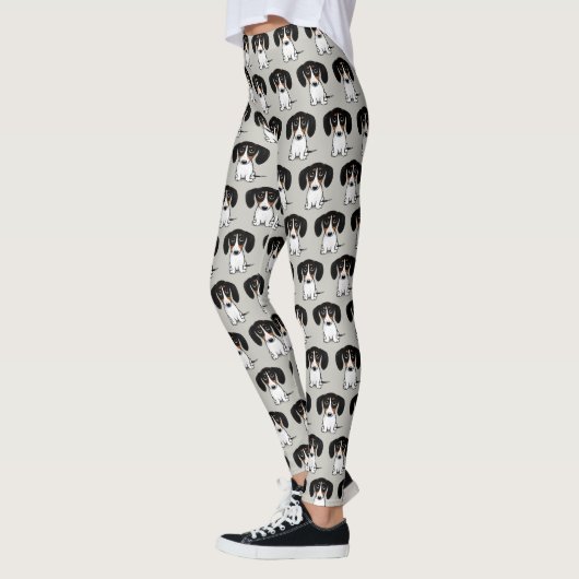 Leggings Piebald Dachshund | Joli Chien Chien Chien Chien M (Gauche)