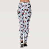 Leggings Piebald Dachshund Jolie Noël Chien Fête (Dos)