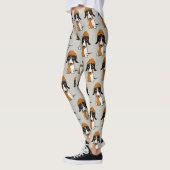 Leggings Piebald Dachshund| Mignons Chien Hipster Motifs (Gauche)