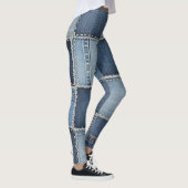 Leggings Pièces de Denim (Droite)