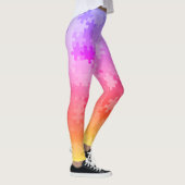 Leggings Pièces de puzzle Ombre de coucher de soleil Leggin (Droite)