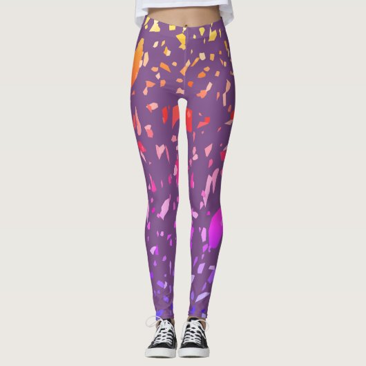 Leggings Pièces Terrazo (Devant)