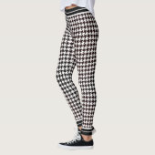 Leggings Pied de fond noir et blanc classique    (Gauche)