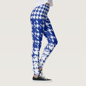 Leggings Pied-de-poule blanc bleu d'hiver de la Suède (Droite)