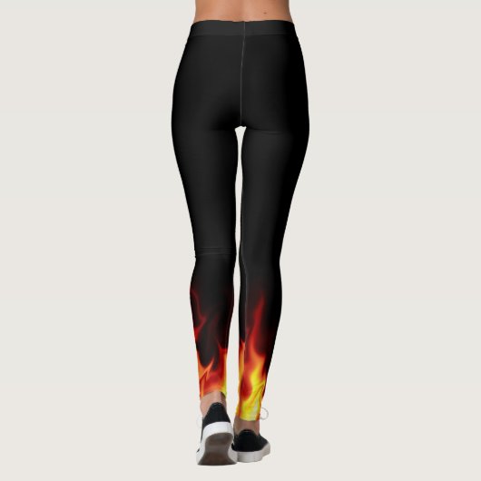 Leggings Pieds sur pattes de feu (Dos)