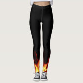 Leggings Pieds sur pattes de feu (Devant)