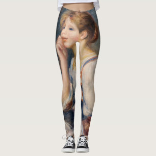 Leggings Pierre-Auguste Renoir - Femme avec une lettre