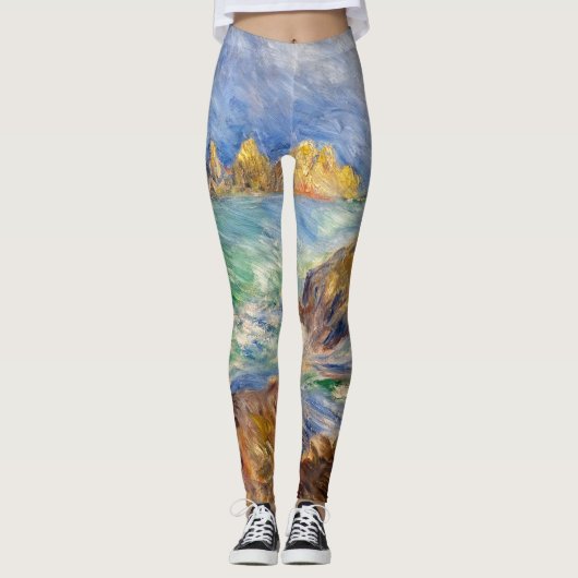 Leggings Pierre-Auguste Renoir - Marine, Guernesey (Devant)