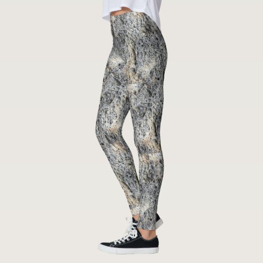 Leggings Pierre poreuse | Motif facturé | (Gauche)