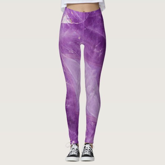 Leggings Pierre semi-précieuse texture de pierre structure (Devant)