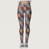 Leggings Pierre texturée Abstrait Motif moderne (Devant)