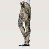 Leggings Pierres et cristaux précieux Mandala Fractal (Gauche)