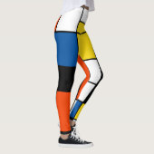 Leggings Piet Mondrian Composition A - Art Moderne Abstrait (Droite)