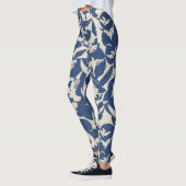 Leggings Pigeons blancs et bleus (Gauche)