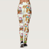 Leggings Pignon de PÂQUES Oeuf Lapin Yoga Pantalon Filles f (Dos)
