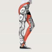 Leggings Pignon de tentacle rose corail (Droite)