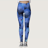 Leggings pile de bleuets (Devant)