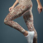 Leggings Pimpernel à deux tons Dusty rose et crème Morris