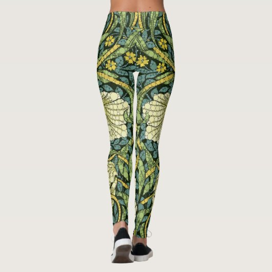 Leggings Pimpernel, points d'infini par William Morris (Dos)