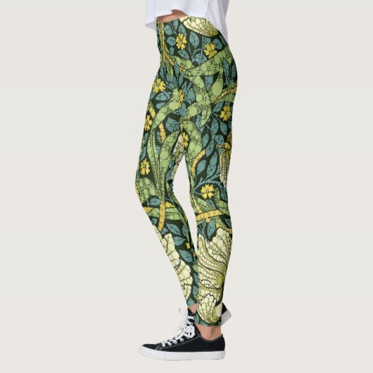 Leggings Pimpernel, points d'infini par William Morris (Gauche)