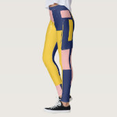 Leggings Pinceau Abstrait Rétro (14) (Gauche)