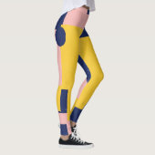 Leggings Pinceau Abstrait Rétro (14) (Droite)