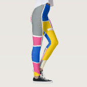 Leggings Pinceau Abstrait Rétro (15) (Droite)
