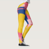 Leggings Pinceau Abstrait Rétro (3) (Droite)