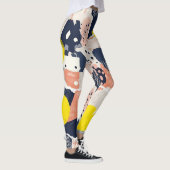 Leggings Pinceau Abstrait Rétro (4) (Droite)