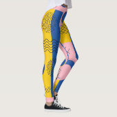 Leggings Pinceau Abstrait Rétro (9) (Droite)