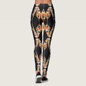Leggings Pinceaux Vintages acrobatiques Thunder_Cove (Dos)