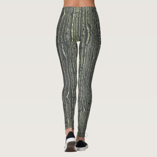 Leggings Pinches vertes et grises, Nip, Canards, Légendes d (Dos)
